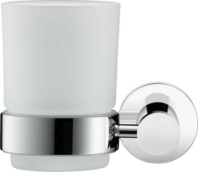 Duravit Glashalter D-Code 11,5x10,2cm, Gl. we. ma, Gl. li, chrom