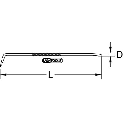 KS Tools BRONZEplus Reißnadel, 190mm