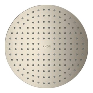 hansgrohe Kopfbrause 250 2jet Axor Decke, UP-Installation, brushed nickel