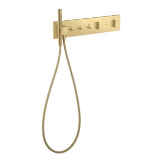 hansgrohe Fertigset ShowerComposition UP-THM, 3 Verbr., brushed gold optic