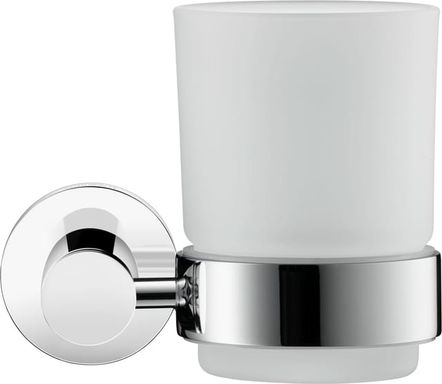 Duravit Glashalter D-Code 11,5x10,2cm, Gl. we. ma, Gl. re, chrom