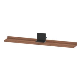 Duravit Spiegel-Ablage Sivida 85x65x3,6cm, Nussb Nat, mont., sw
