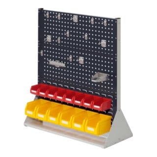 Kappes Stellwand RasterPlan Gr. 3 doppelseitig RAL 7035/7016 mit Ausstattung 4