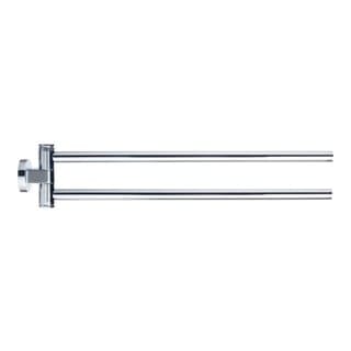 Duravit Handtuchhalter D-Code 5x9x44,7cm, 2-armig, schwenkbar, chrom