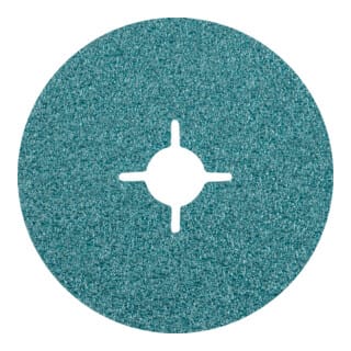 PFERD TOOLS Zirkon Fiberscheibe Ø 125 mm Z36 für hohen Abtrag auf Stahl