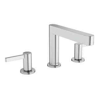 hansgrohe 3-Loch-Waschtischarmatur 110 Finoris mit Push-Open-Ablaufgarnitur, chrom
