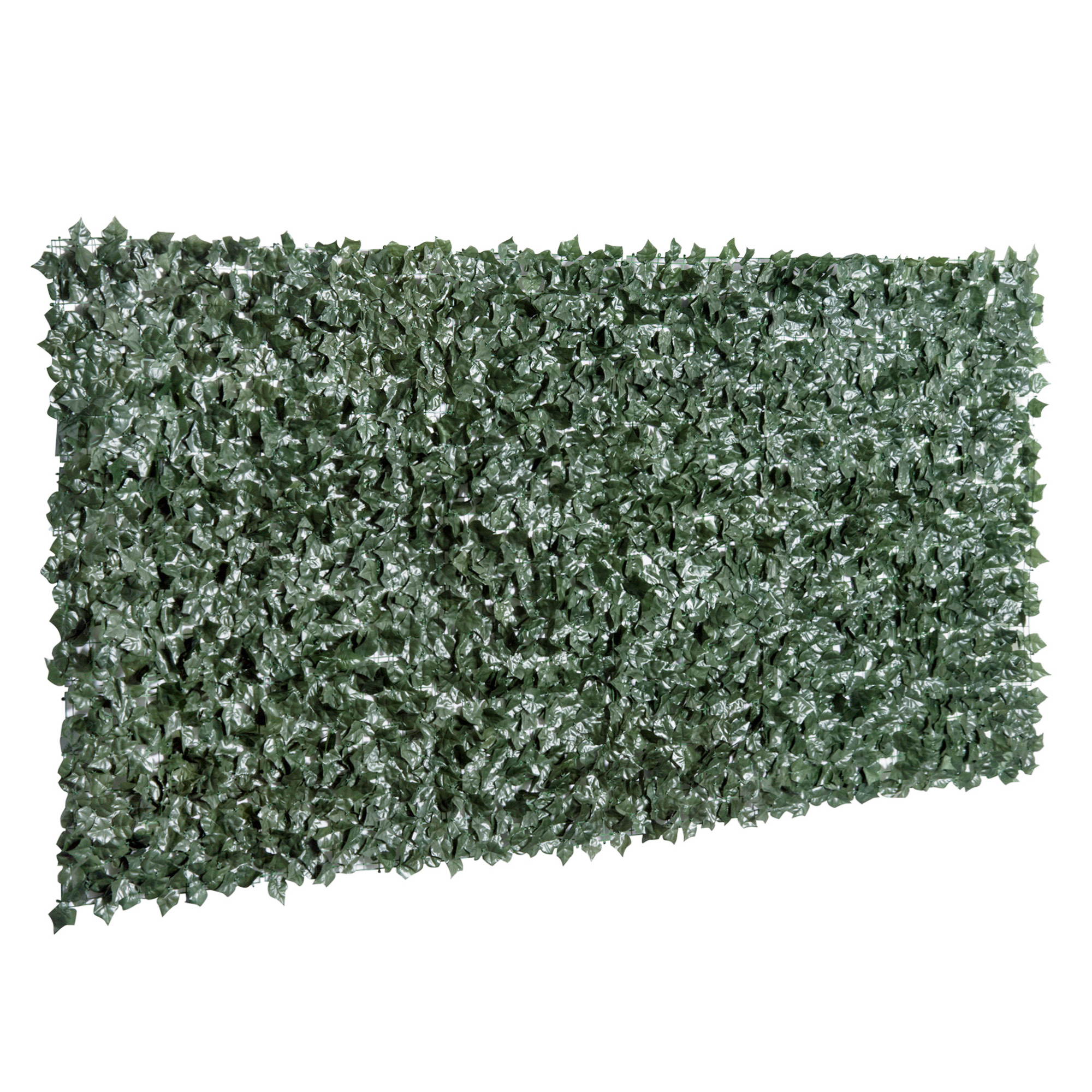 Künstliche Heckenrolle, Sichtschutz, 3 M Lang X 1,5 M Hoch, Realistisches Laub, Uv-beständig, Grün