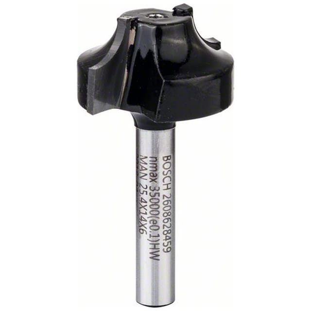 Bosch Profilfräser 6 mm R1 6,3 mm D 25,4 mm L 14 mm G 46 mm