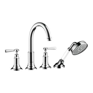 hansgrohe Fertigmontageset Axor Montreux 4-L-BW-Rand-Arm., m Hebelgr., brush. ni.