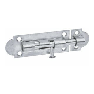 GAH Alberts Grendelriegel mit befestigter Schlaufe B28xL75mm galvanisch verzinkt