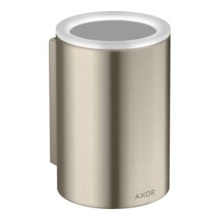 hansgrohe Zahnputzbecher Axor Universal Circular d= 76x114mm, Wandmontage, brushed nickel