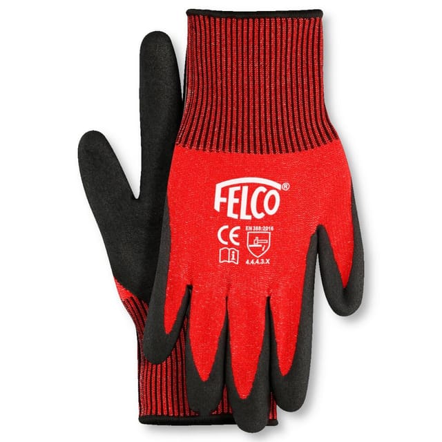 FELCO Arbeitshandschuhe gestrickt Nitrilbeschichtung