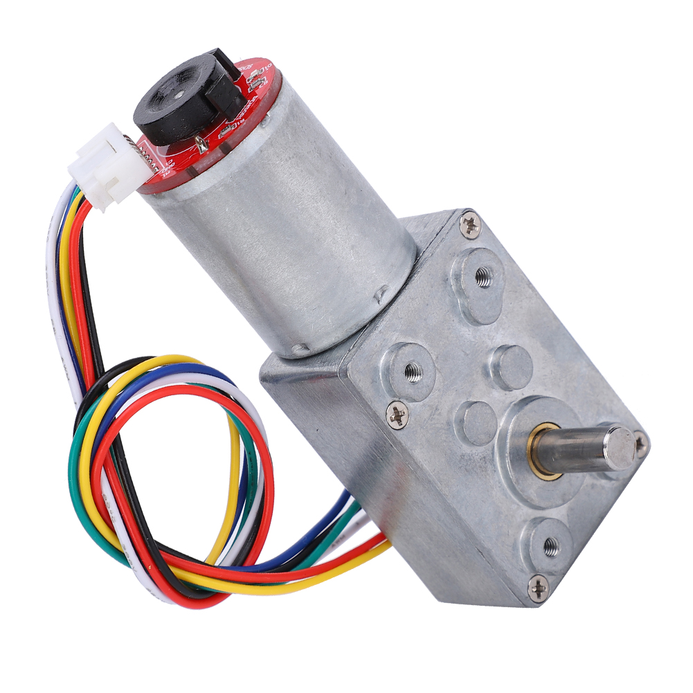 Schneckengetriebemotor Mit Encoder, 20–60 U/min, Bürstenbehafteter Gleichstrommotor, Elektronisches Gerät Jgy371dc12v 20 U/min