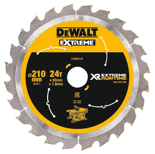 DEWALT Kreissägeblatt stationär WZ/FZ DT99-QZ für Holz mit Nägeln