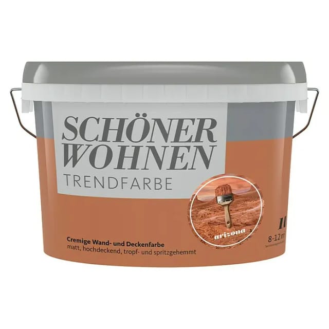 Schöner Wohnen Farbe Trendfarbe 'Arizona' orange matt 1 l