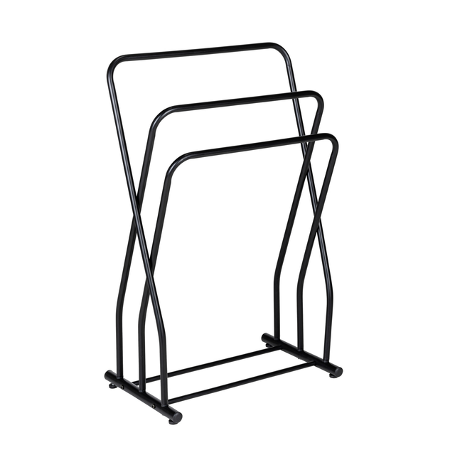 Wenko Handtuchständer 'Granelli' schwarz 3 Stangen 52 x 31 x 80 cm