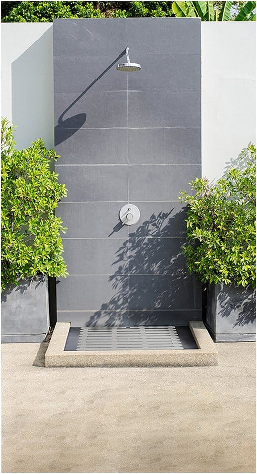 Wenko Badematte 'Indoor & Outdoor' Kunststoff taupe 80 x 50 cm