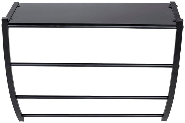 Wenko Bad-Wandregal 'Tarderia' schwarz Glasablage 56 x 21,5 x 46 cm