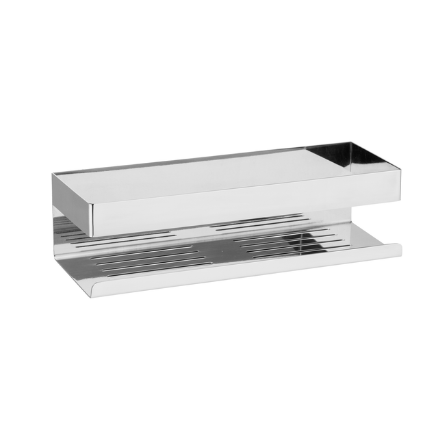 Wenko Wandablage 'Turbo-Loc® Genova' Edelstahl glänzend 30 x 10,5 x 8 cm