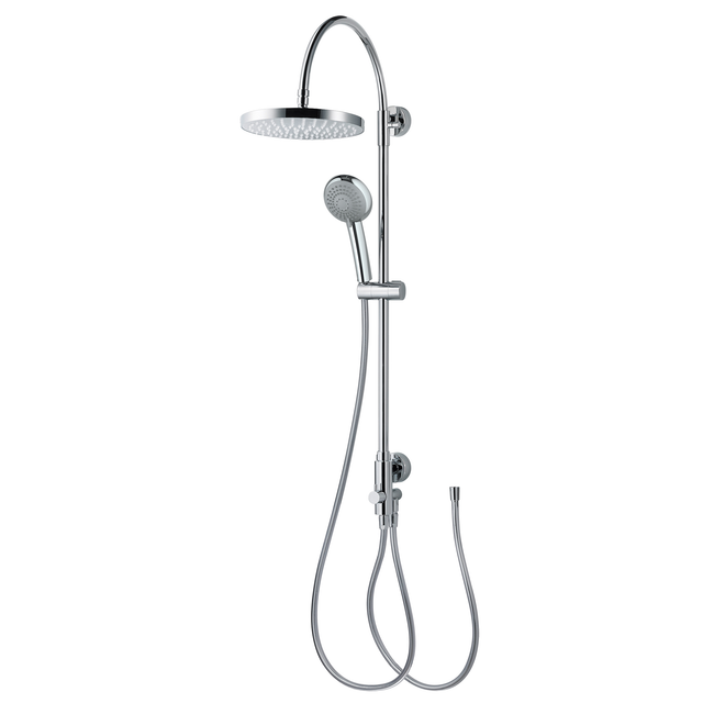 Breuer Duschsystem 'Aquamaxx 200' chromfarben runde Kopfbrause, für separate Armatur
