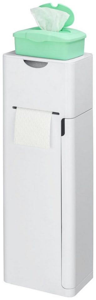 Wenko Stand WC-Garnitur 'Imon' 6-in-1 matt weiß mit Ablage