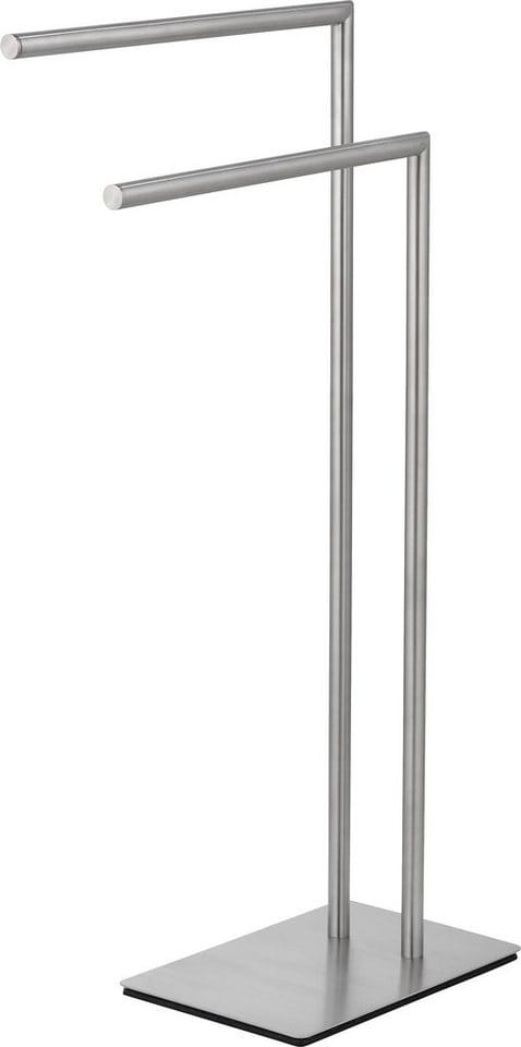 Wenko Handtuchständer 'Recco' Edelstahl satiniert 2 Stangen 48 x 20 x 80,5 cm