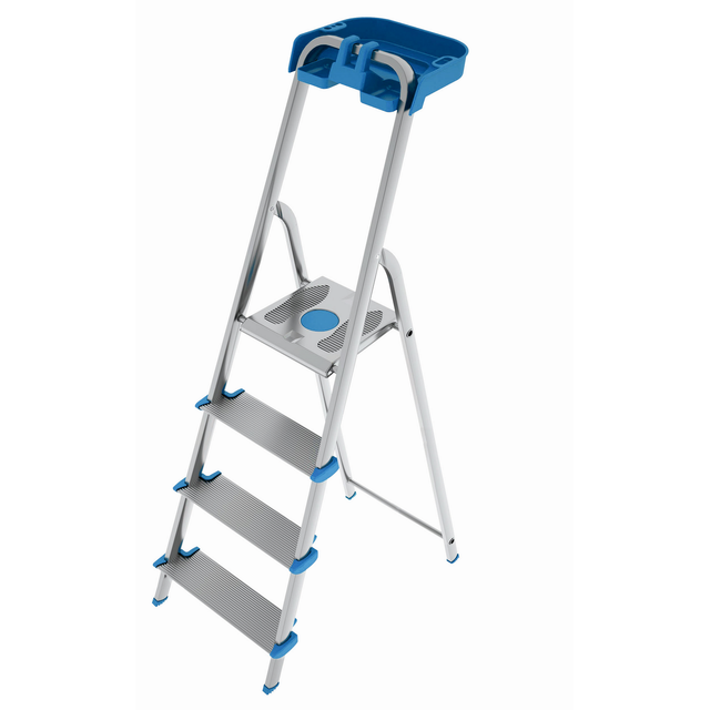 Trittleiter 'Atlantica' Aluminium 4 Stufen 153 cm