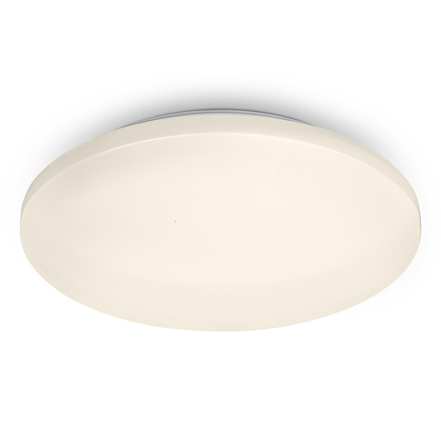 Brilo LED-Wand- und Deckenleuchte 'Case' weiß Ø 34 x 6 cm