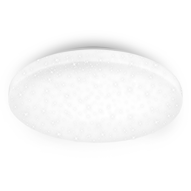 Brilo LED-Wand- und Deckenleuchte 'Case' weiß Ø 40 x 6,5 cm