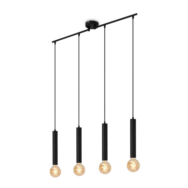 Briloner Pendelleuchte 'Longa' schwarz 60 W