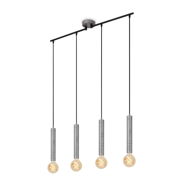 Briloner Pendelleuchte 'Longa' silber 60 W