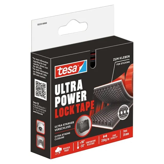 tesa Klettband 'Ultra Power Lock Tape' 2,5 x 100 cm