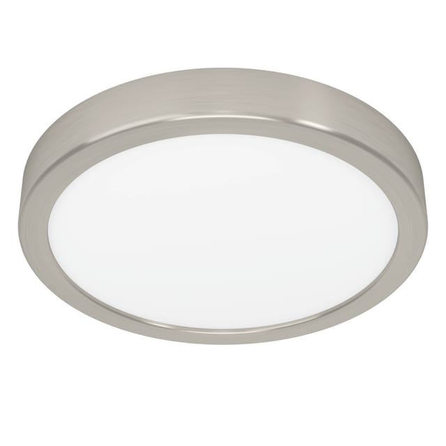 EGLO Deckenleuchte 'Fueva 6' Ø 21,1 cm nickel-matt/weiß 11,5 W