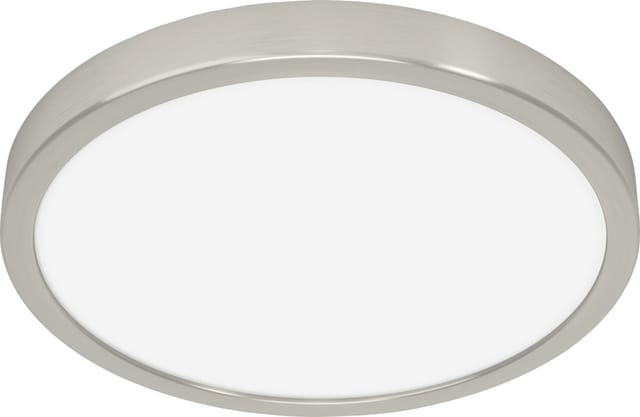 EGLO Deckenleuchte 'Fueva 6' Ø 27,8 cm nickel-matt/weiß 14,2 W
