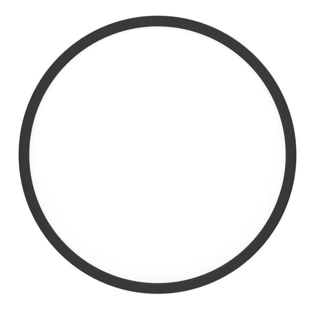 EGLO Deckenleuchte 'Fueva 6' Ø 39 cm schwarz/weiß 17 W