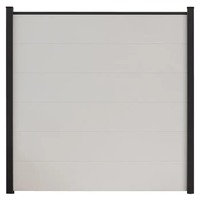 GroJa Steckzaun 'BasicLine' weiß 180 x 180 cm