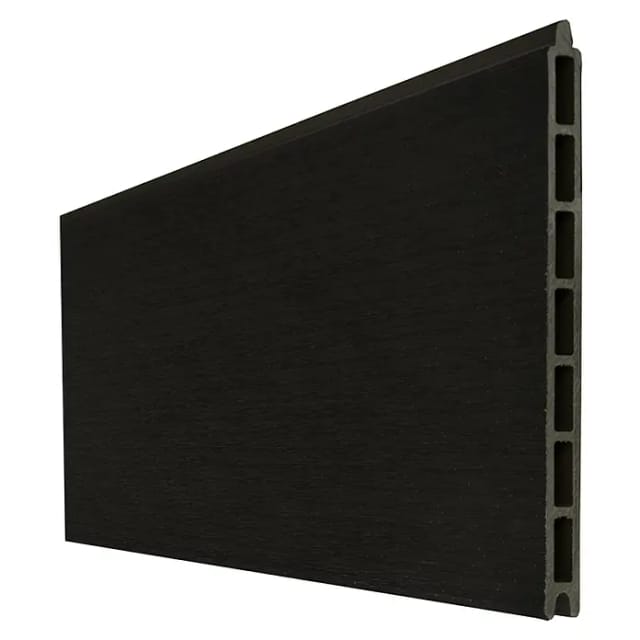 GroJa Einzelprofil 'Grande' BPC Stecksystem schwarz 180 x 25,3 x 1,9 cm