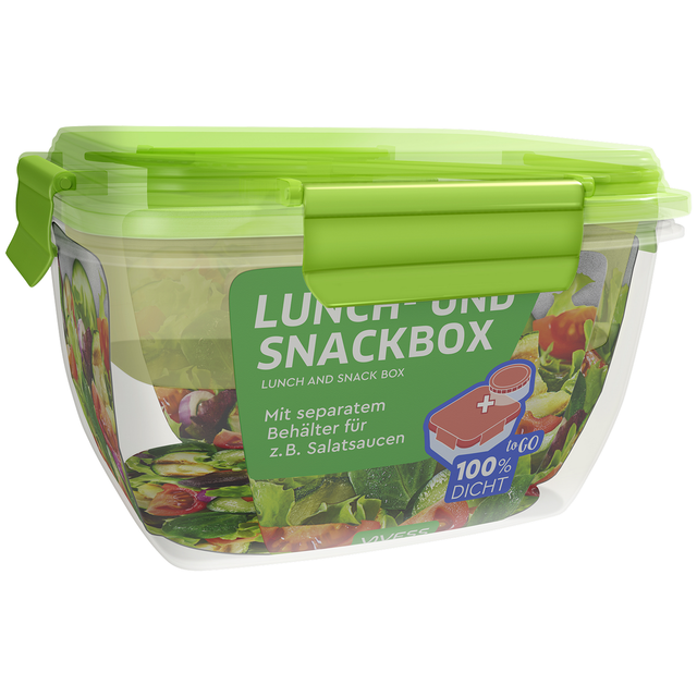 Vivess Lunch-und Snackbox to Go inklusive Besteck