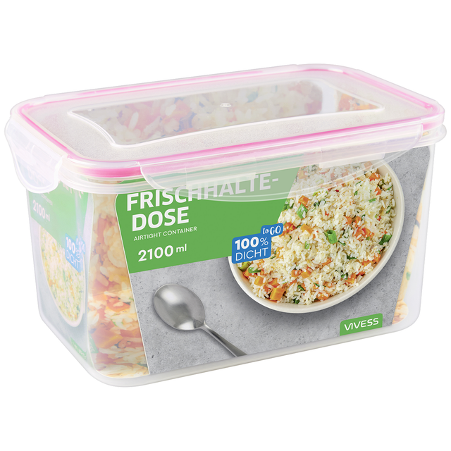 Vivess Frischhaltedose Kunststoff 2100 ml