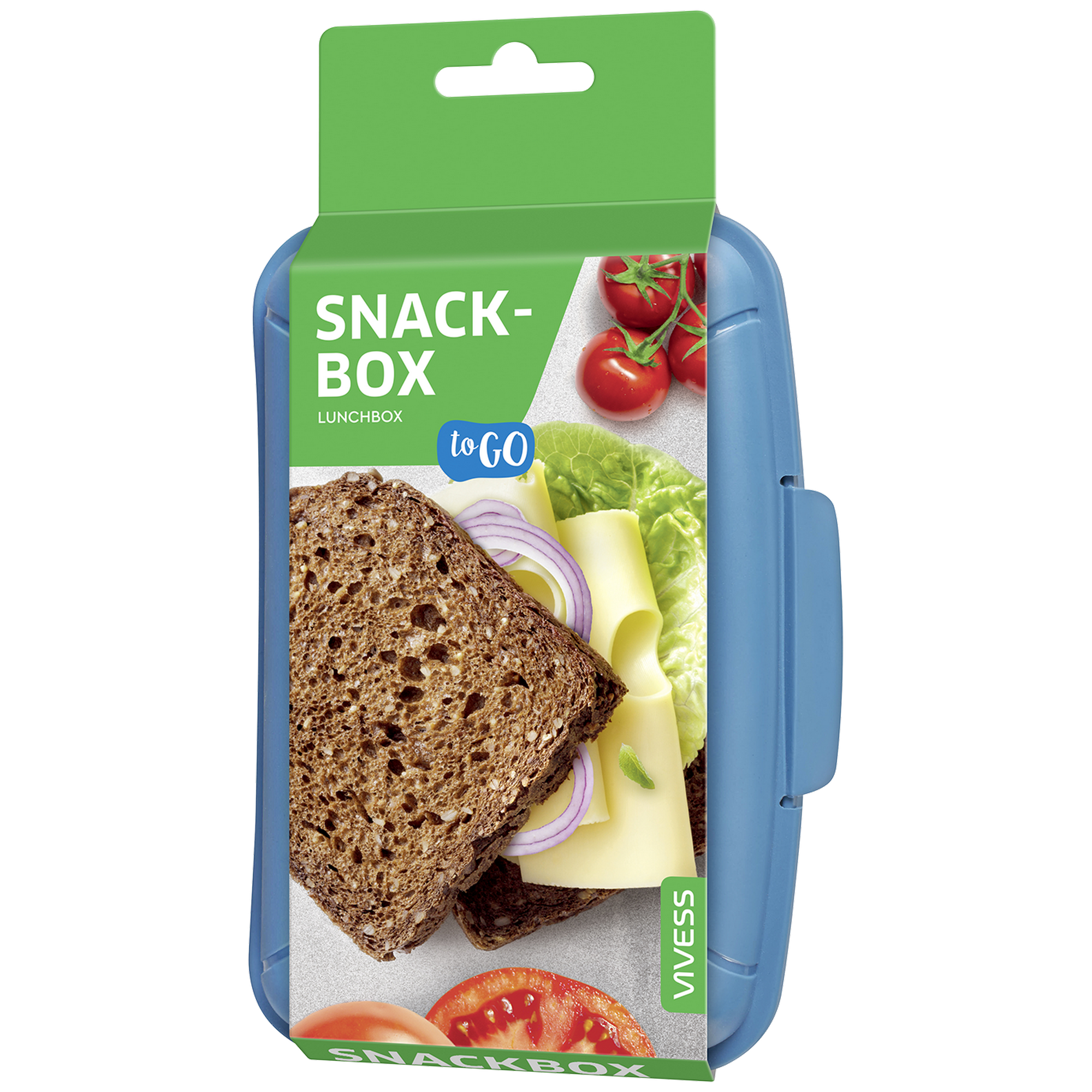 Vivess Snackbox to Go Kunststoff farblich sortiert 750 ml Bild 2
