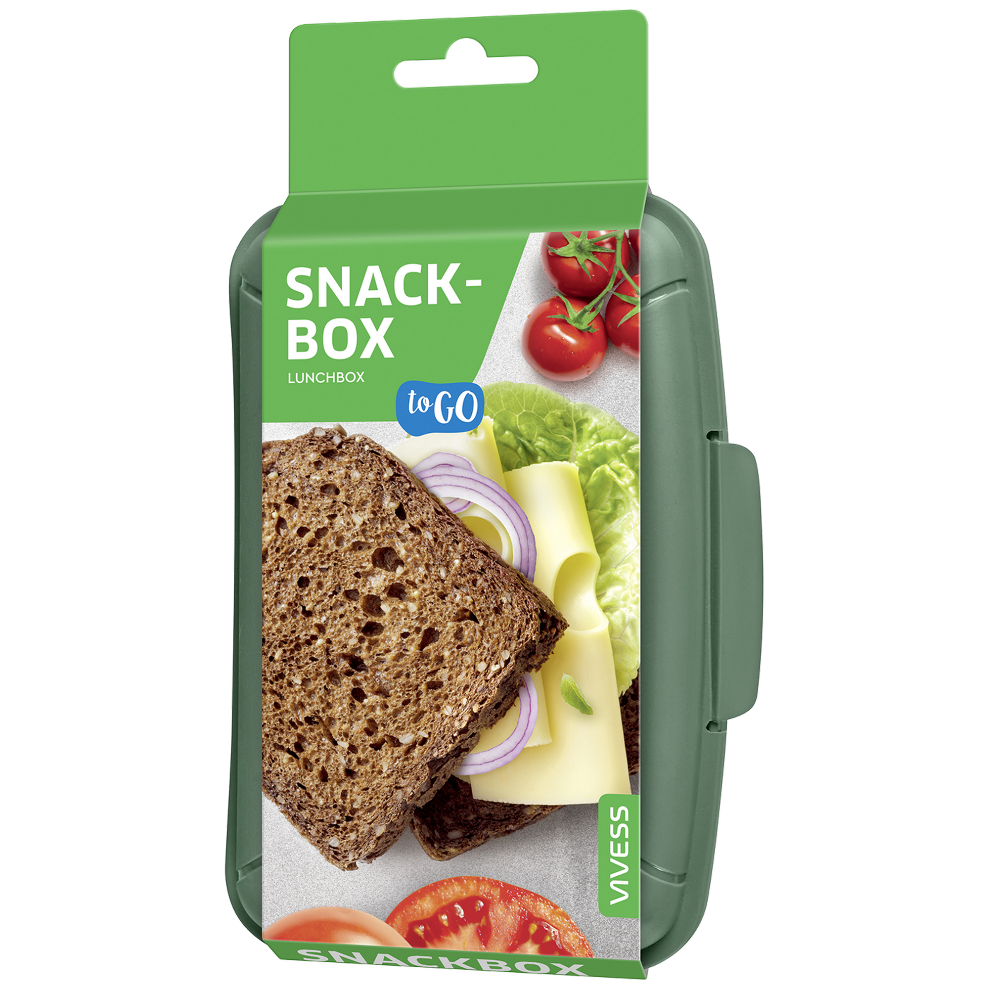 Vivess Snackbox to Go Kunststoff farblich sortiert 750 ml Bild 3