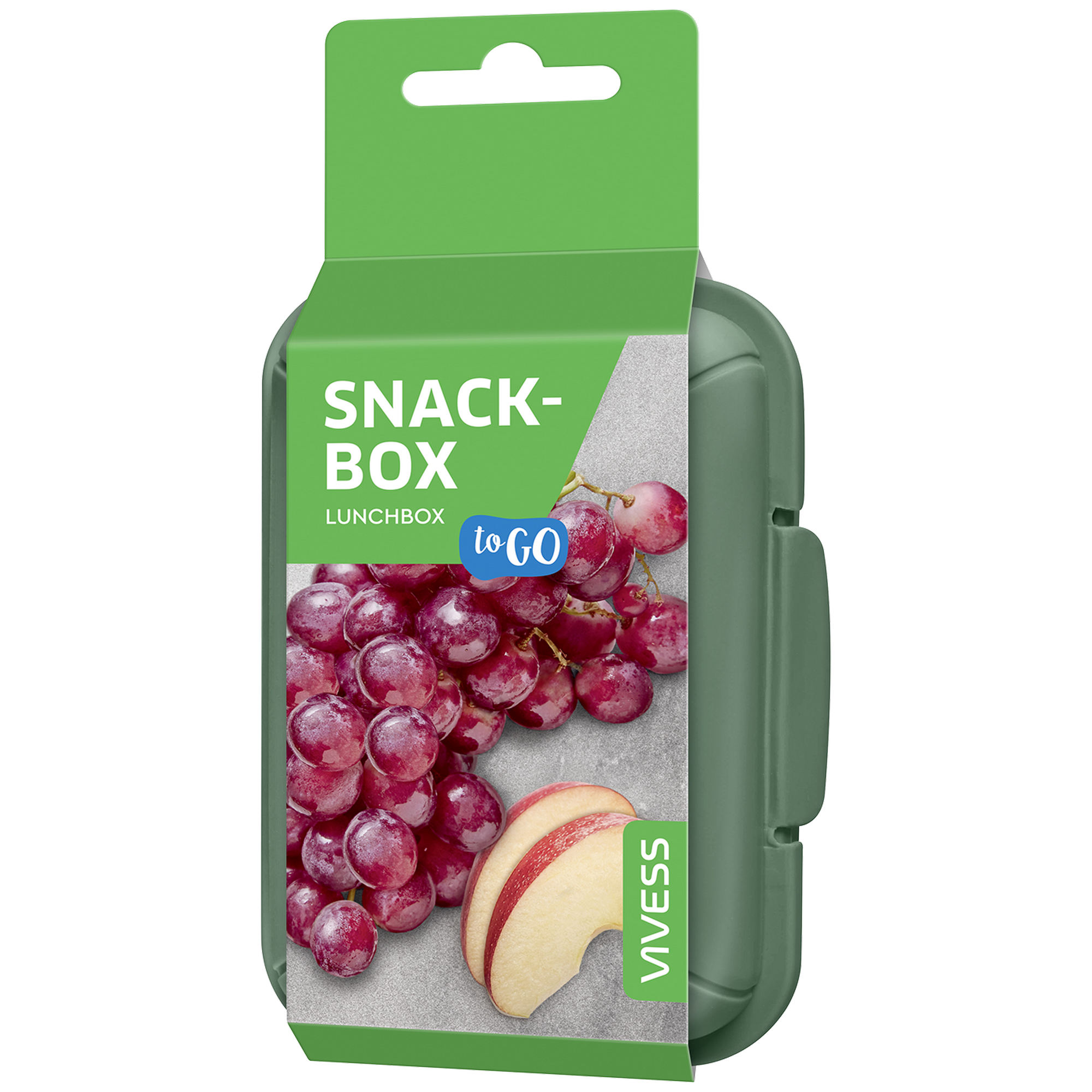 Vivess Snackbox to Go Kunststoff farblich sortiert 400 ml Bild 3