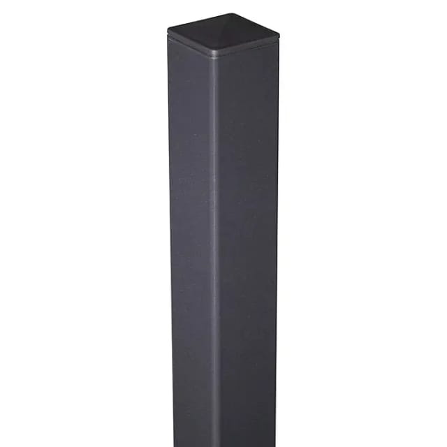 GroJa Zaunpfosten Aluminium anthrazit 6 x 6 x 100 cm