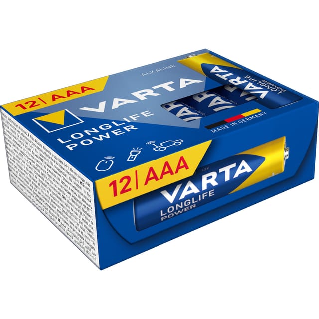Varta Batterien 'Longlife Power' AAA 12 Stück