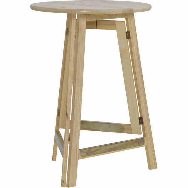 Natura Stehtisch klappbar Kiefernholz Ø 78 x 111 cm