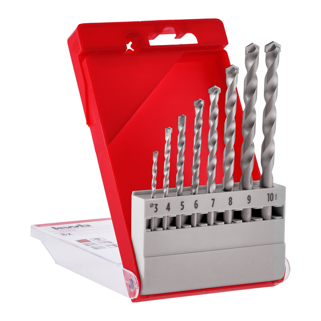 kwb Steinbohrer-Set 'Classic' Ø 3-10 mm 8-teilig