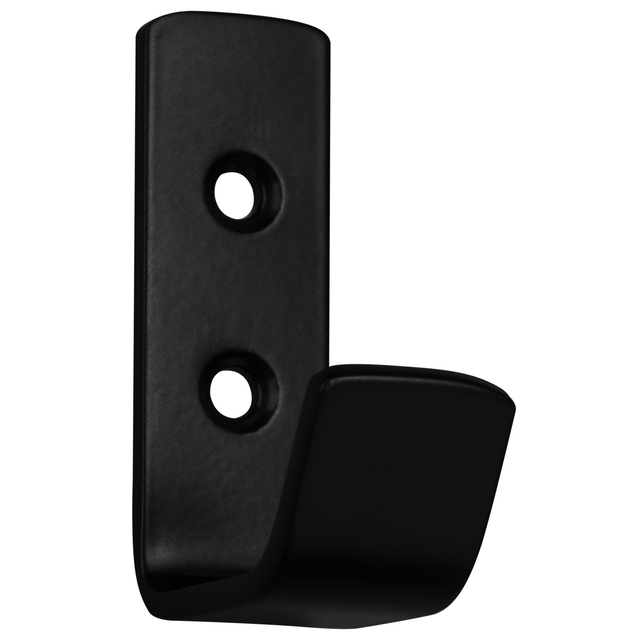 Alpertec Kleiderhaken schwarz 5,5 x 2 cm