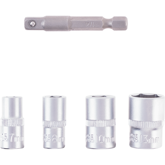 kwb Stecknuss-Set mit Adapter Ø 7-13 mm, 5-teilig