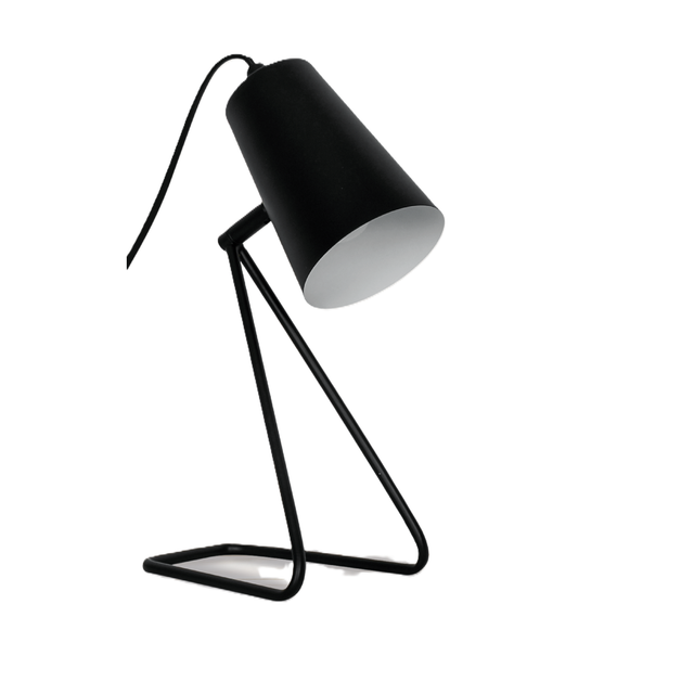 toom Tischleuchte 'Malte' schwarz E14, 31 cm