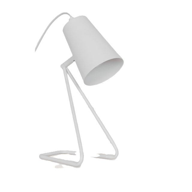 toom Tischleuchte 'Malte' weiß E14, 31 cm